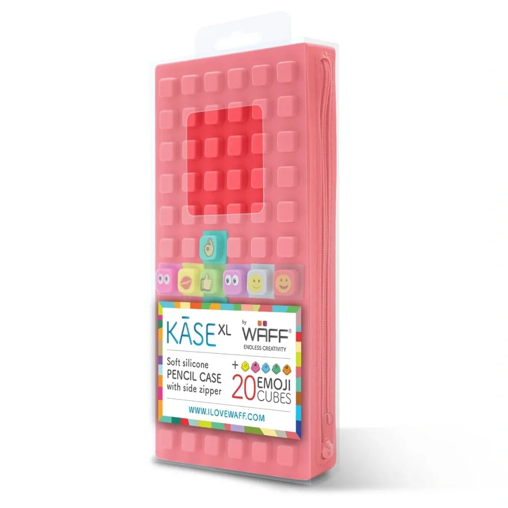 NEW WAFF KASE XL Pencil Case - Red